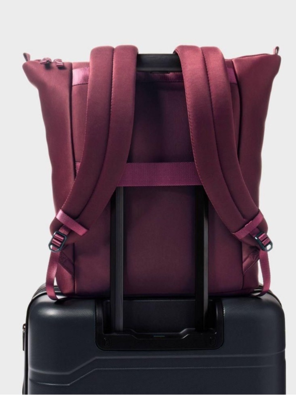 all in motion neoprene backpack tote - wine - Picture 4 of 4